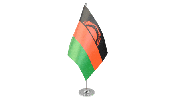 Malawi (Current) Satin Table Flag